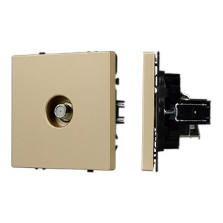 Механизм спутниковой розетки SCT-NOBE-MST1-SFPL-GD (SAT) (Arlight, Золотой песок)