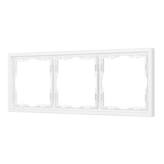 Рамка пластиковая FRM-NOBE-SFPL-3-WH (Arlight, Белый кварц)