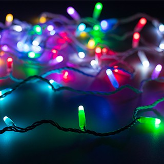 Светодиодная гирлянда ARD-STRING-CLASSIC-20000-WHITE-200LED-MILK-SYNC RGB (230V, 13W) (Ardecoled, IP65)