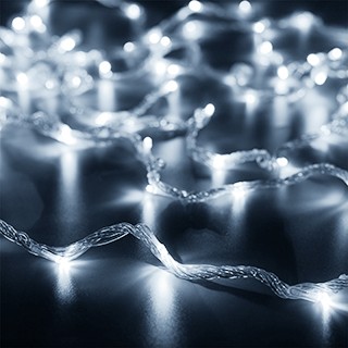 Светодиодная гирлянда ARD-STRING-HOME-10000-CLEAR-99LED-RUN WHITE (230V, 10.5W) (Ardecoled, IP20)