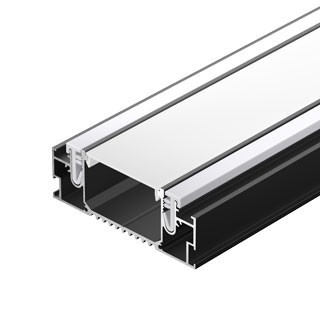 Профиль STRETCH-41-CEIL-CENTER-2000 BLACK (Arlight, Алюминий)