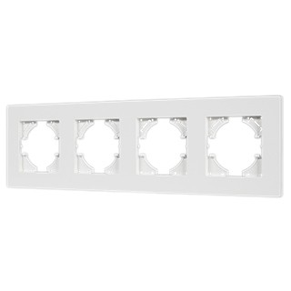 Рамка пластиковая FRM-PERIO-PL-4-WH (Arlight, -)