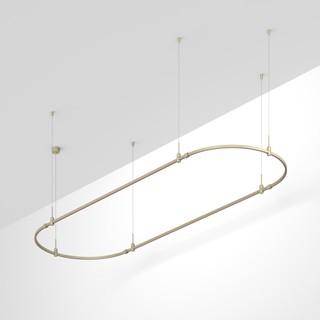 Основание ART-APRIORI-OVAL-HANG-3000x1000 (OG) (Arlight, IP20 Металл, 3 года)